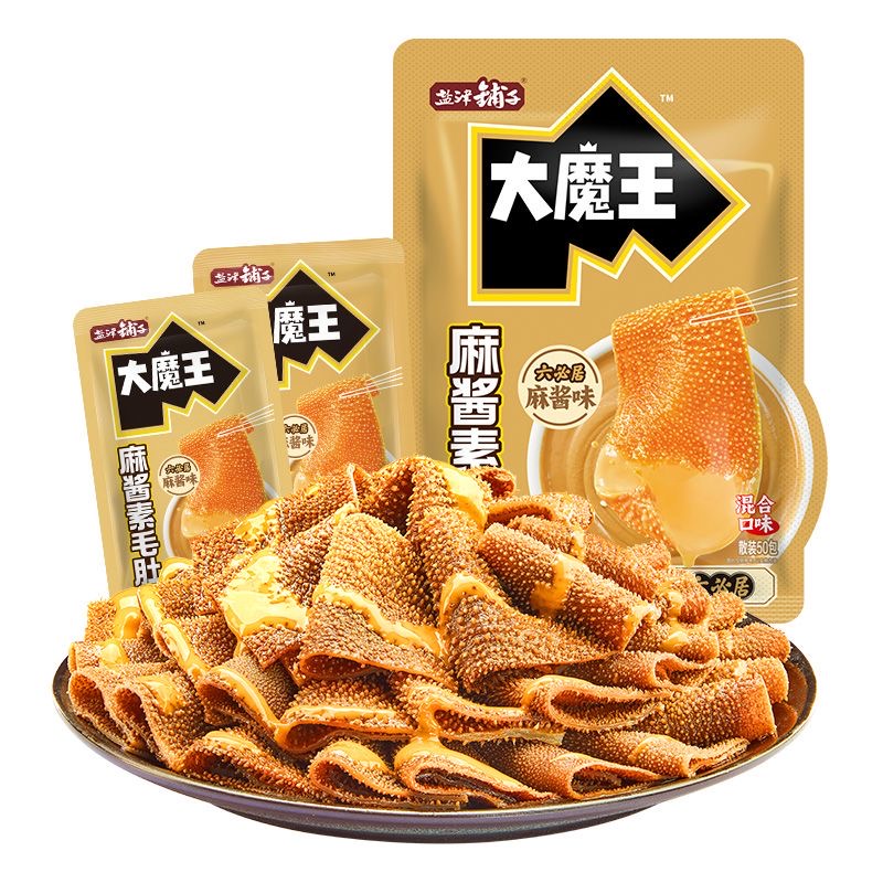 けんけん大魔王 盐津铺子大魔王魔芋素毛肚200g - 123零食铺